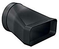 Neff Z861SI0 - Accessorio per installazione cappe aspiranti, rotondo, piatto, diametro 150 mm, colore: Nero