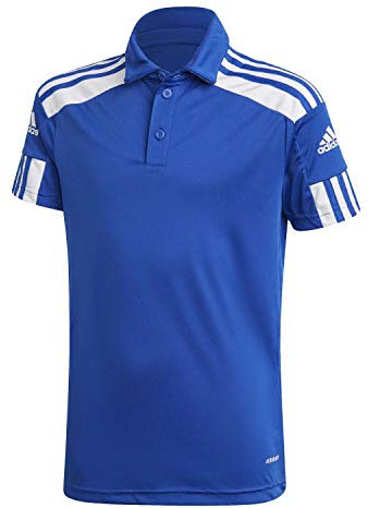 adidas Unisex Kinder Squadra 21 Polo Shirt, Royal Blue/White, 5-6 Years