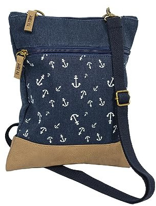 Beauty Thinxx Damen anker Umh ngetasche, Navy, Höhe. 23,5 x Breite: 19,5 cm EU