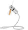 Kuuleyn Ventilador USB LED, Mini Ventilador USB con Cable Flexible de 15 Cm, Pantalla de Mensajes programable LED Flexible Mini Ventilador USB RGB para PC portátil