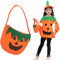 CO Orangext Halloween Kürbis Kostüme mit Kürbis Hut Kürbis Tasche
