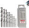 Kernlochbohrer Bohrer Metall Spiralbohrer 2,5/M3-10,2/M12 Set HSS GN Bitte Größe wählen!! (Kernlochbohrer Set 11 Bohrer)