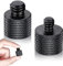 2 Stück Gewindeadapter, Stativ Schraube Adapter, 3/8 auf 1/4 Adapter und 1/4 auf 3/8 adapter, Aluminium Metall Stativ Adapter für Kamera, Lautsprecher, Mikrofonstativ, Einbeinstativ
