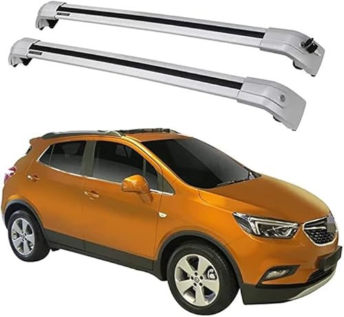 Relingträger Dachträger Dachgepäckträger Kompatibel für Opel Mokka X SUV 2016-2022, Fahrradträger Dachboxen Dachgepäckablage Dachteile