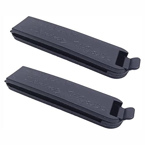 VERAWE 2er-Pack Gitarren-Bass-String-Dämpfer Noise Reducer Dämpfer Zum Üben Von Folk-Akustik-Folk-Bassgitarren