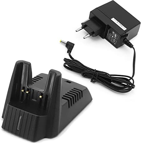 NEWASHAN Ladestation für Yaesu Vertex Standard Horizon Radio FT-60 HX270S VX-170 VXA-200 Aviator Walkie-Talkie Akku FNB-V57 FNB-64 FNB-83 FNB-V94 (EU-Adapter)