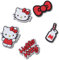 Crocs Unisex Shoe 5-Pack | Personalize with Jibbitz for Schuh-Charme, Hello Kitty