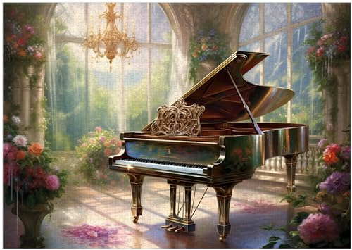 The Piano Room Jigsaw Puzzle 300/500/1000 Piece (500pc (38×52cm))