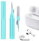 ICARER Clean Kit für AirPods Pro 2 2022 AirPods 3 AirPods Pro AirPods 2, 3 in 1 Multifunktions Kopfhörer Reinigungsset Werkzeug Weiche Bürste Beflockungsschwamm für iPhone Kamera Tastatur-Grün