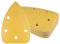 Kozelo 18 Feuilles Papier Verre pour Ponceuse Souris 220 Grains, 3,9 x 5,5 Feuilles Ponçage Triangulaires Boucle et Tricots Assorties pour le Polissage du Bois 5 Trous Oxyde d'Aluminium