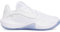 Under Armour Unisex UA Lockdown 7 Low Basketball Schuhe, White/White/Metallic Silver, 40 EU