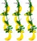 Morlight 3 Pcs Faux Banane Fruits, Simulation Jaune Bananes, Banane Artificielle réaliste, Bananes Jaunes artificielles réalistes pour décoration de Maison ou de Cuisine