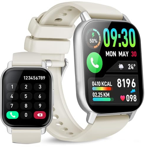 Smart Watch for Men Women Answer/Make Calls - 1.85 HD Touch Screen Smart Watches with Heart Rate Sleep Monitor - 112 Sports Modes - Fitness Tracker - IP68 Waterproof Smartwatch for Android iOS