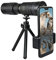 SameeHome 4K 10-300X40Mm Super Telezoom Monokular Teleskop, Wasserdichtes, Beschlagfreies Sicht Telefon Teleskop mit Stativ