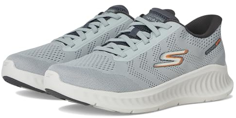 Skechers Mens Men's Hands Free Slip-ins Go Walk Now - Payton Sneaker, Grey, 8.5 X-Wide