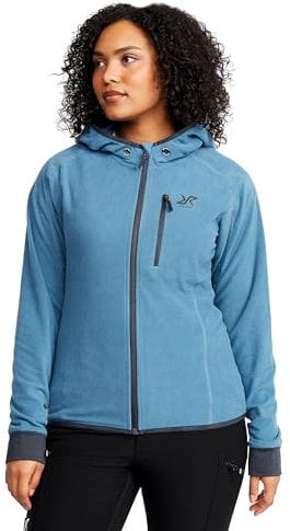 RevolutionRace Trekker Hoodie für Damen, perfekt für Wanderungen und Outdoor-Abenteuer, Stellar, M