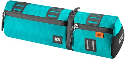 ROCKBROS 4-in-1 Fahrradtasche – Abnehmbare Lenkertasche, Rahmentasche, Satteltasche & Umhängetasche, Wasserabweisend und Robust, Bike Bag Vielseitig für Rennrad, MTB, Gravelbike & Alltag