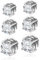 Besyvvin 6stk Magnetischer Ohrstecker Silber Fake Magnet Ohrringe Kein Piercing Ohr Stecker für Herren Mann Damen