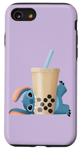 Disney Lilo & Stitch AANHPI AAPI Stitch's Boba Bubble Tea Case for iPhone SE (2020) / 7 / 8