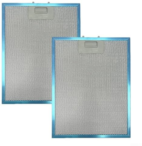 Hochleistungs-Metall-Fettfilter, 320 x 260 mm, passend für die meisten Dunstabzugshauben und Dunstabzugshauben