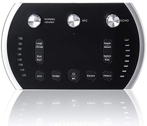 SBCGFY Sound Card USB Audio Interface External Internet LIve Streaming Musik Live Applicable or Recording Microphone Guitar Rnchor