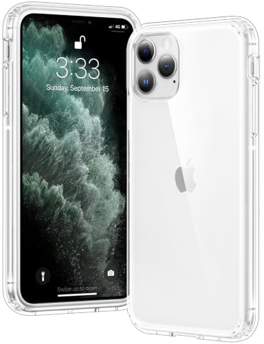 Voyahülle Clear Case for iPhone 11 Pro Max, Ultra Thin, Shockproof TPU Cover, Anti-Yellowing, Crystal Clear, Phone Case for Apple iPhone 11 Pro Max - Clear