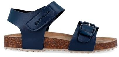 Garvalín Bio Basic-Sandalen für Kinder, Grau, Marineblau A089, 33 EU