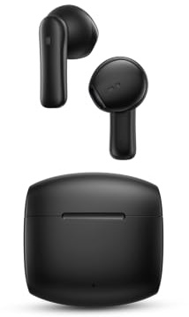 SPC Ether 3 Buds Bluetooth-Kopfhörer, 28h Akkulaufzeit, Schwarz | 28h Akkulaufzeit, 8h Ladezeit, Google Fast Pair, Dual-Verbindung, USB-C, Touch-Steuerung, True Wireless und Sprachassistent