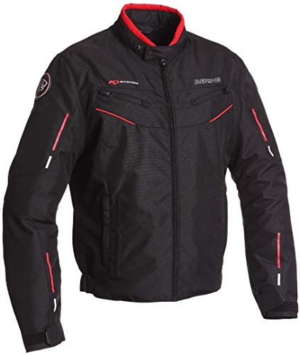 Bering Motorradjacken CORSAIRE, Schwarz/Rot, Größe S