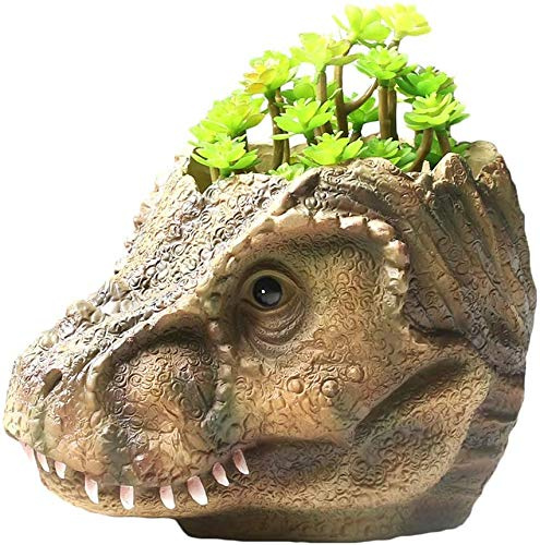 Creative Face Planter Dinosaur Head Plant Pot Pencil Holder/Pen Holder/Plant Pot/Bonsai Pot/Flower Pot/Succulent Planter