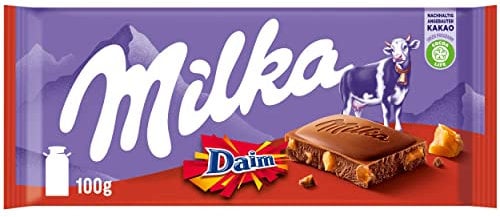 Milka Schokolade Daim, 22er Pack (22 x 100 g)