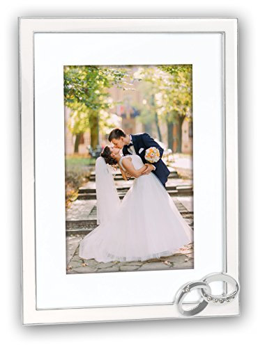 Zep P9246 Bilderrahmen Mariage aus Metall, weiß glänzend lackiert