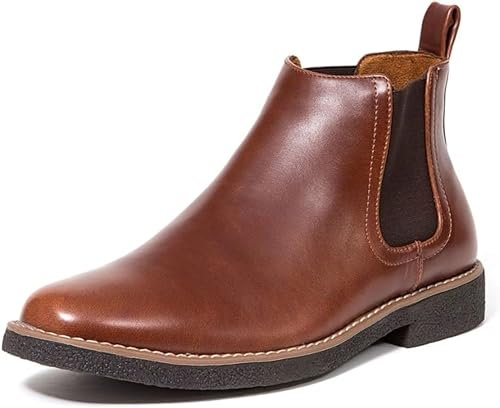 Deer Stags Rockland, Stivali Chelsea Uomo, Legno Rosso Marrone Scuro, 46 EU