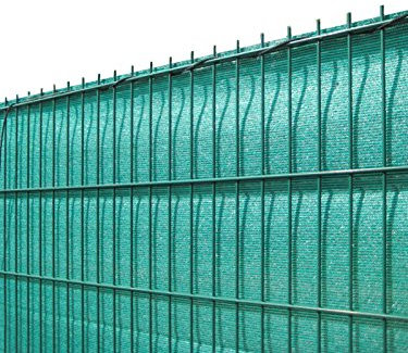 Koll Living Sichtschutz für Stabmattenzäune, grün, 80x500cm - aus reissfestem HDPE - passend für EIN- & Doppelstabmattenzaun - Perfekter Wind- & Sonnenschutz