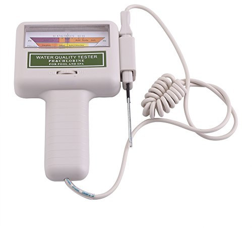 PH tester, portatile 2 in 1 misuratore di livello di cloro PH & Cl2 Analisi della qualità dell'acqua Controllo monitor Controllo per piscina, acqua termale, sorgente d'acqua (modalità 1)