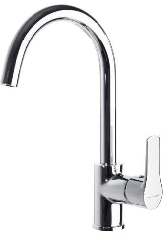 RAMON SOLER 183602 TITANIUM Grifo Fregadero Caño Vertical Cromo