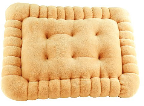 MostroMania - Cuscino da Divano o Letto a Forma di Biscotto - Accessori Decorativi Casa - Oggetti Insoliti da Arredo - Idee Regalo Originali per Lei - Persone Golose