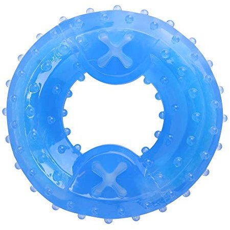 Pssopp Juguete de enfriamiento para Mascotas, Juguete de de mordedor congelado y congelado Masticación Donas Dentición Bocadillo Congelado Entrenamiento en el Verano Entrenamiento