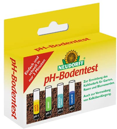 Weedness Neudorf pH-Bodentest pH Teststreifen - Pflanzen Test pH-Streifen pH-Messgerät pH-Tester Boden Messgerät
