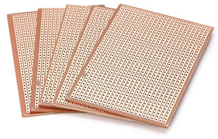 fatteryu Lot de 5 circuits imprimés universels en bakélite pour prototypage PCB