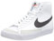 Nike Blazer Mid '77 Gymnastikschuhe, White/Black-Team ORANGE, 36.5 EU