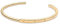PANDORA Signature I-D Armreif in Gold mit 14 Karat vergoldete Metalllegierung Signature Collection, Größe 19cm