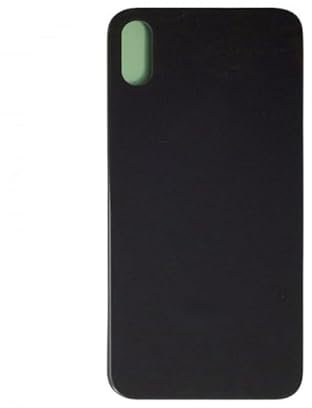 Genérico Tapa BATERIA para Apple iPhone X Negra Trasera Cristal Repuesto Cubierta DETRAS