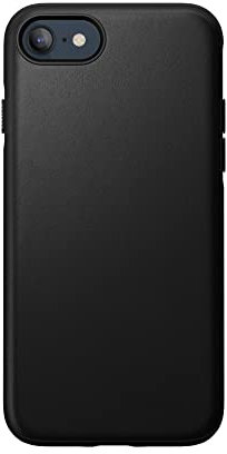 NOMAD Modern Leather Case für iPhone SE (3. Generation) | in Schwarz | Schutzhülle aus Echtleder