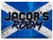 Personalised Scotland Flag Door Plaque Christmas and Birthday Gift Ideas For Kids Autumn Football Tournament Bedroom Door Decoration At Andrews Cross, 203mm x 152mm, White