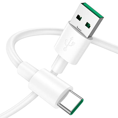 Cable USB C para OPPO Find X6 X5 Pro X5 5G, SUPERVOOC 80W Cable USB C Carga Rápida Cable USB a USB C 1M,Carga Flash Cable Tipo C para OPPO Reno11 Reno10 Reno 8 Pro 7 6 Find n2 flip para realme,Mejora
