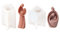 Xidmold 2 Stück Abstrakte Heilige Familie Silikonform Kerzenform, Kerzengießform Silikon, Jesus mit Maria Silikonform für Sojawachs Kerzen, Seife, Epoxidharz Handwerk, Religiöse Figur