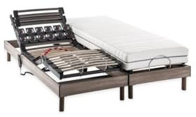 Deko Dream Matratze Set+Ergo 2 Dreamzone Elektrische Entspannung Box Spring - 2x80x200 cm - Matratzen Süße