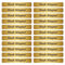 Klebeetiketten - Aufkleber 46x7 mm 120 Stück - Design Gold - mit Wunschtext - Name - personalisiert - Namensaufkleber - für Jugendliche - Firma - Universität - Schule - Kinder - KITA