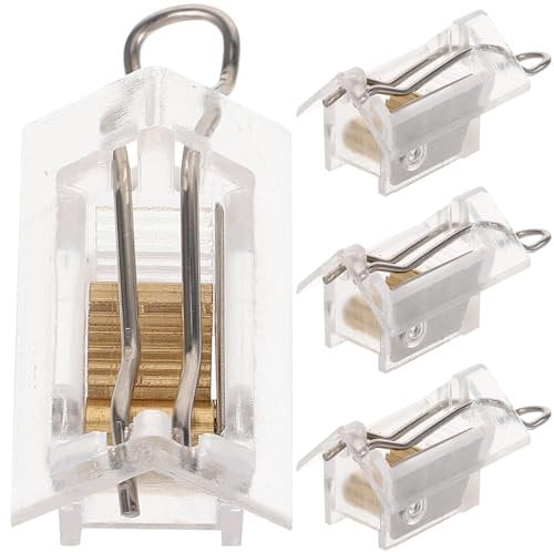 VILLCASE 4pcs Cord Lock Blind, Wire Locks and Tilt Meachanism Window Blind Lock Roman Shade Lock Accessories for Venetian Blind Window Blinds Components